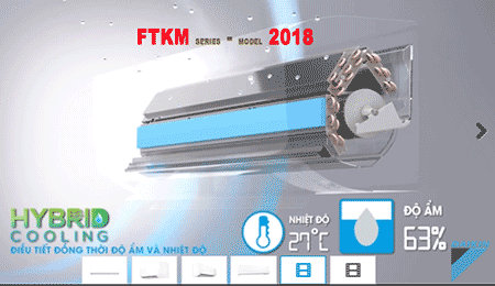 Giới thiệu điều hòa treo tường Daikin FTKM series
