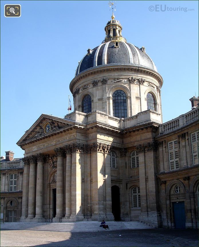 Institut de France Mặt tiền và Cupola