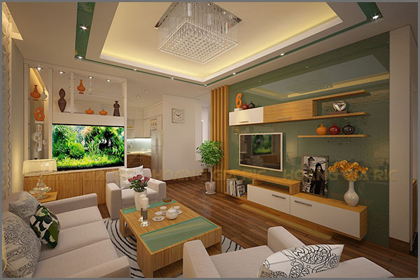 Thiết kế nội thất chung cư hiện đại Hà nội dh2015