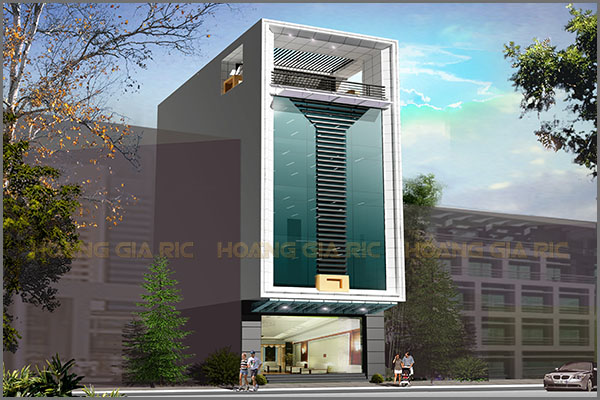 Thiết kế kiến trúc văn phòng hiện đại Ninh bình nb2006