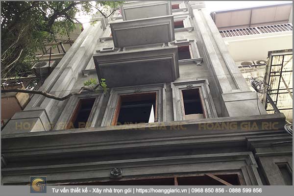 Xây dựng nhà phố 7 tầng tân cổ điển tại Ngọc Khánh