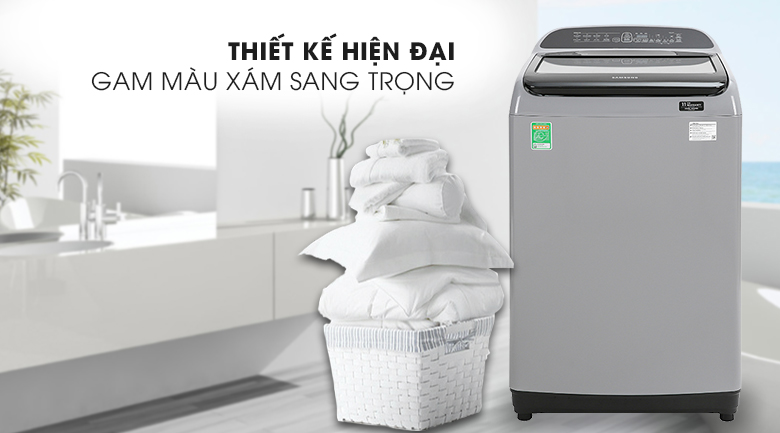 Máy giặt Samsung Inverter 8.5 kg WA85T5160BY/SV