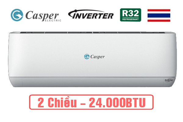 Điều hòa CASPER GH-24TL32 loại 2 chiều ga R410A INVERTER
