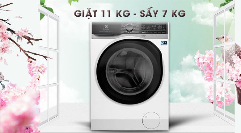 Máy giặt sấy Electrolux 11 KG EWW1142Q7WB