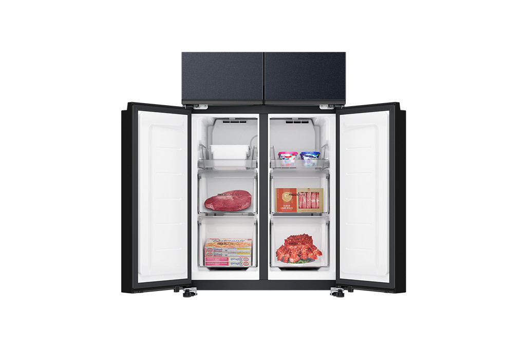 Tủ lạnh Aqua Inverter 410 lít Multi Door AQR-M466XA(CBC)