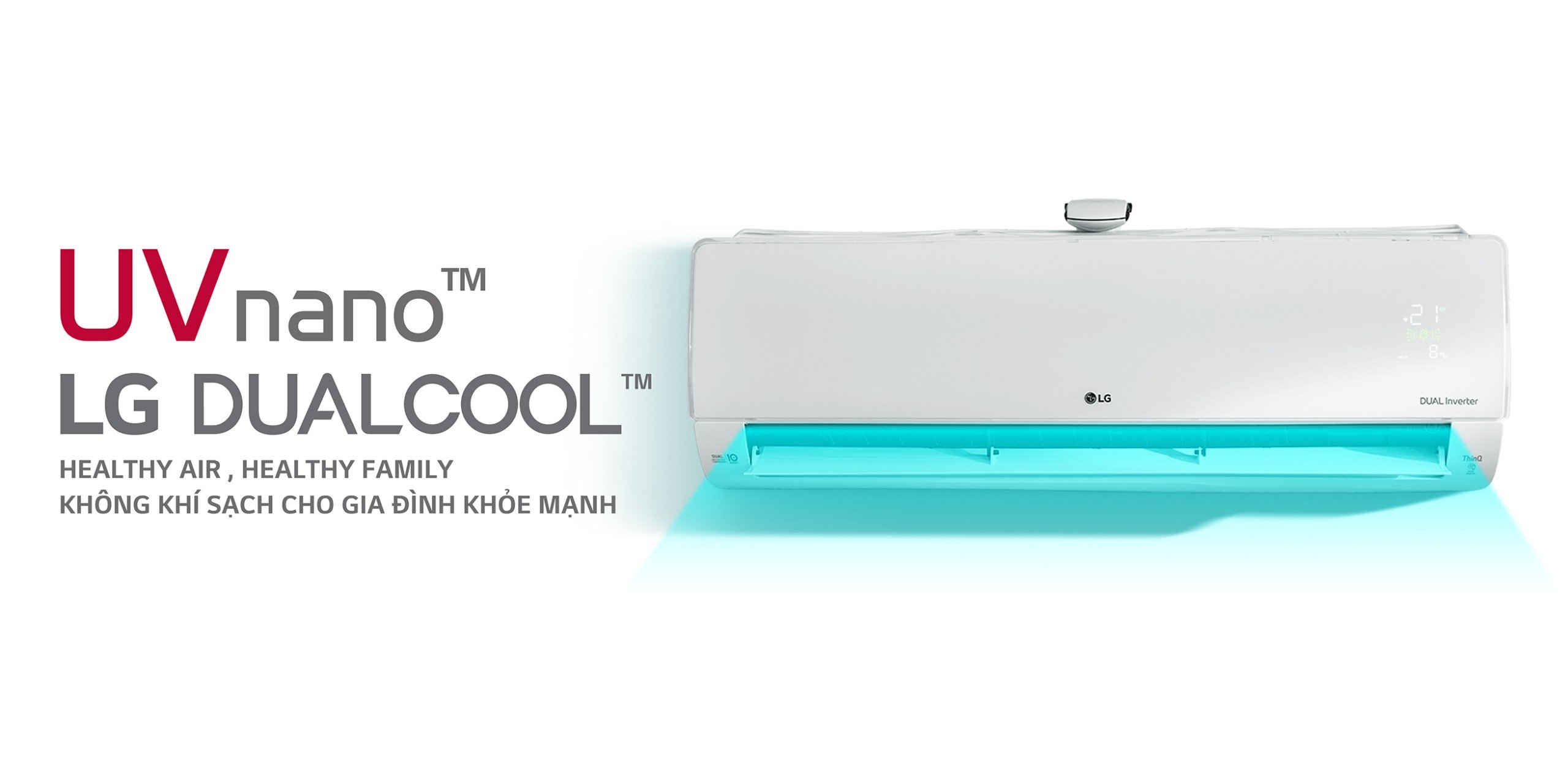 UV nano LG Dual Cool - Không khí sạch cho gia đình khỏe mạnh