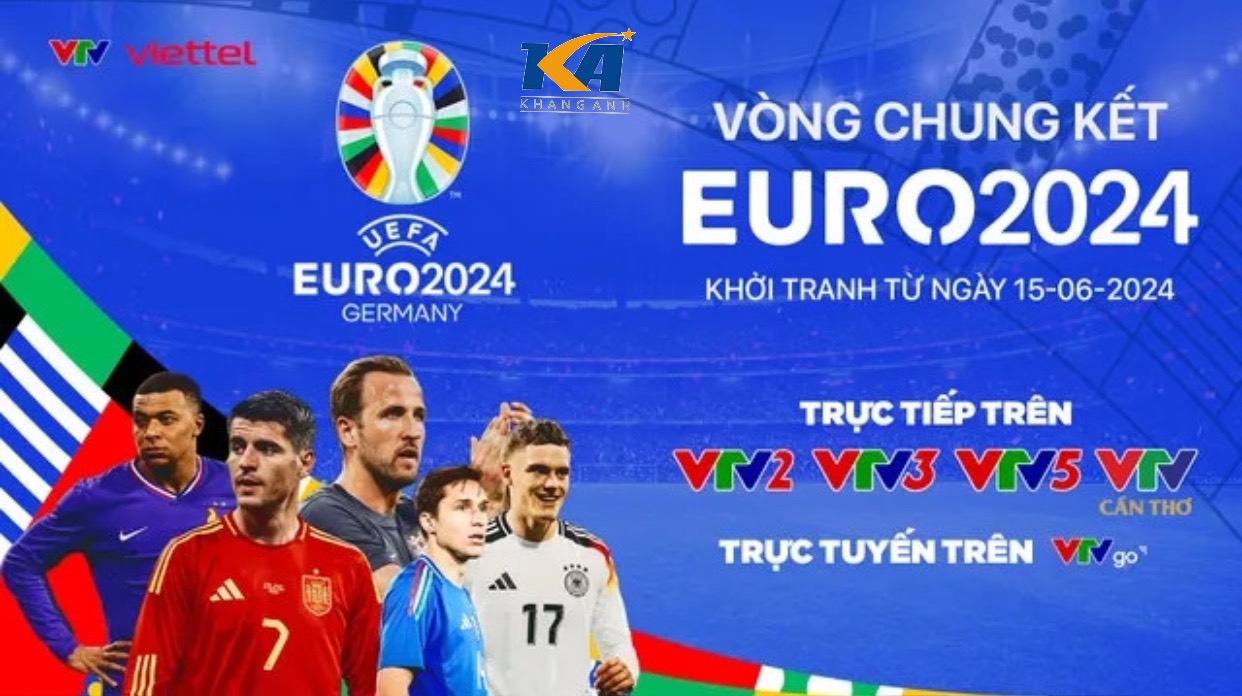 Lễ khai mạc EURO 2024 diễn ra vào lúc 0h ngày 15/6 trên VTV2, VTV3