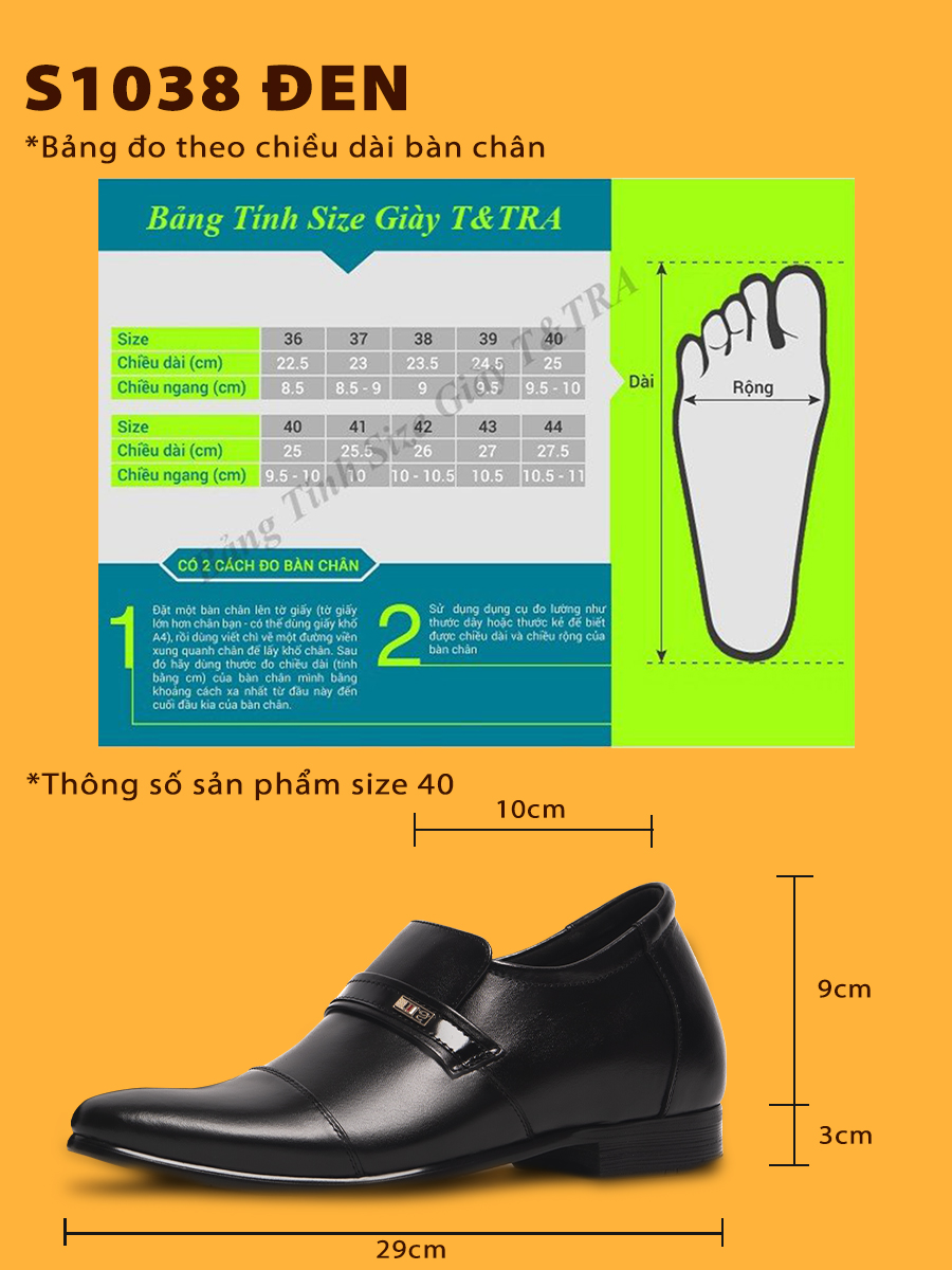 Giày Tăng Chiều Cao Nam S1083ĐT (10)