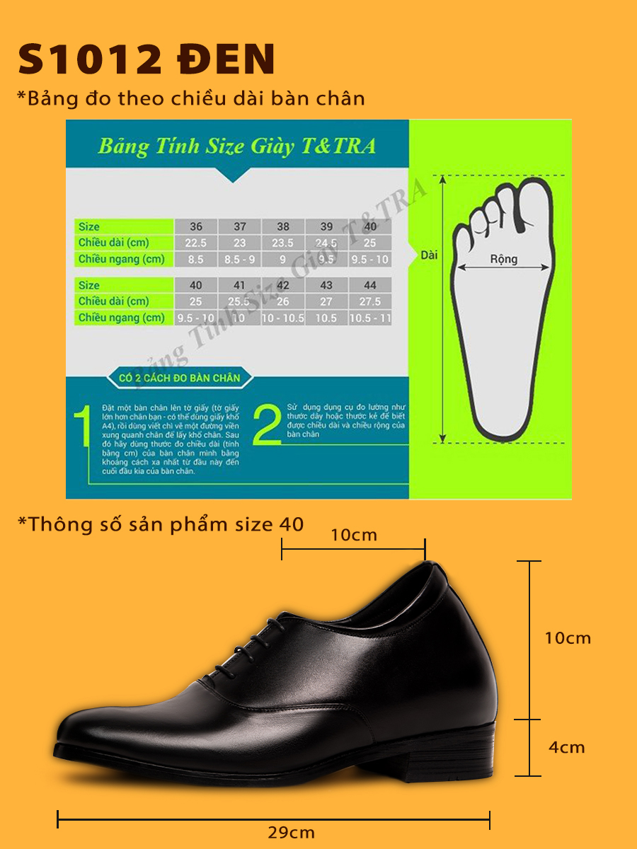 Giày Tăng Chiều Cao Nam S1012Đ (4)