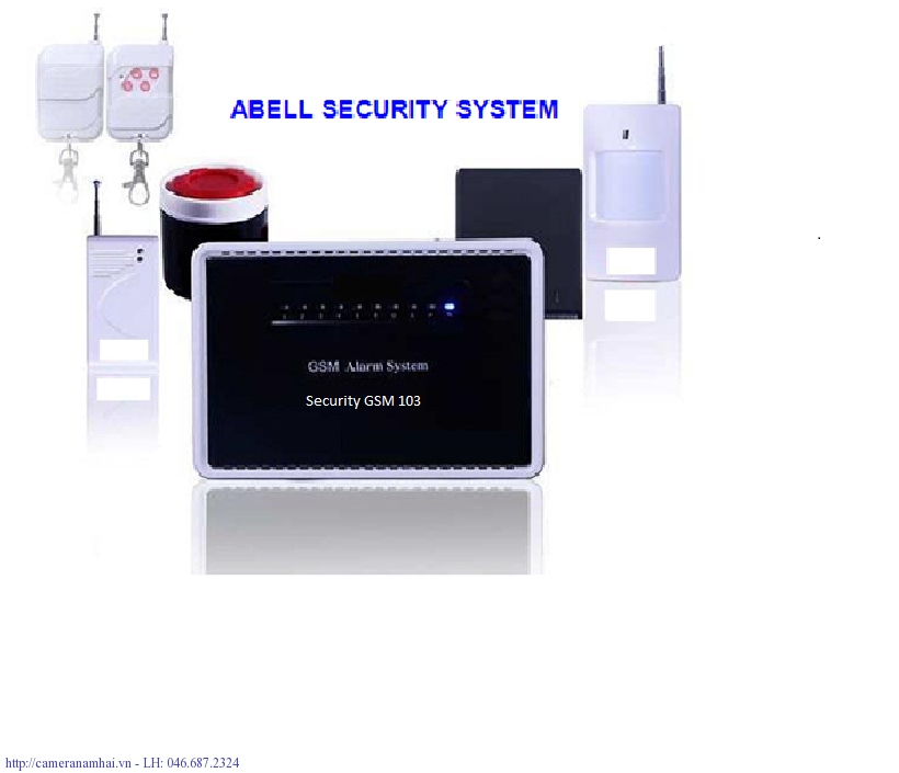 Hệ thống báo trộm không dây GSM-103