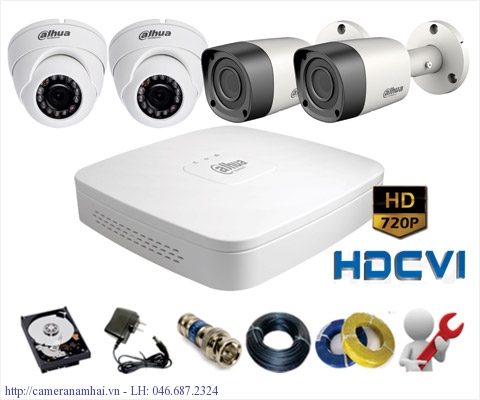Bộ Camera HD-CVI Dahua siêu nét HD720P