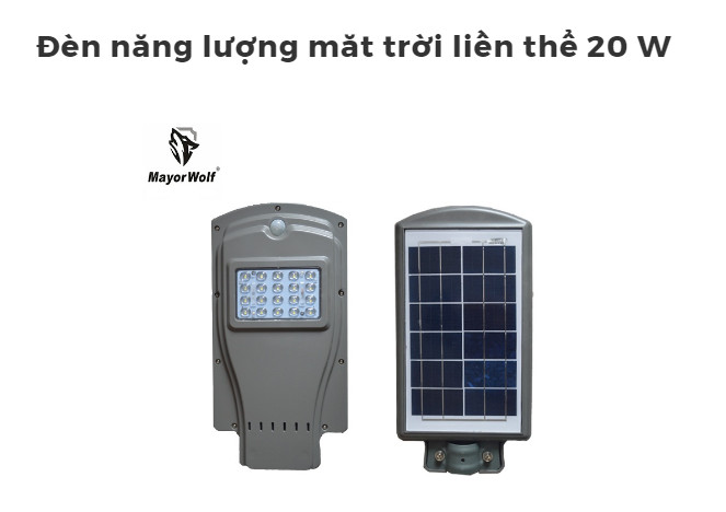 đèn đường năng lượng mặt trời LY-TYN001 20W