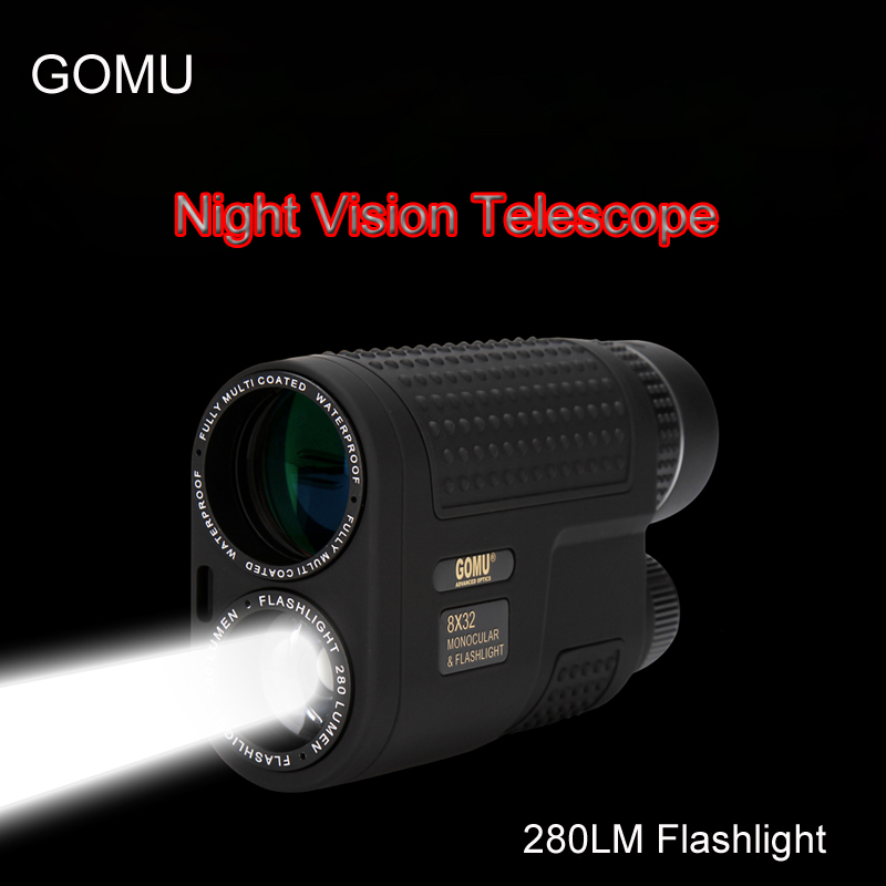 Ống nhòm đêm Gomu 8x32 có đèn pin siêu sáng