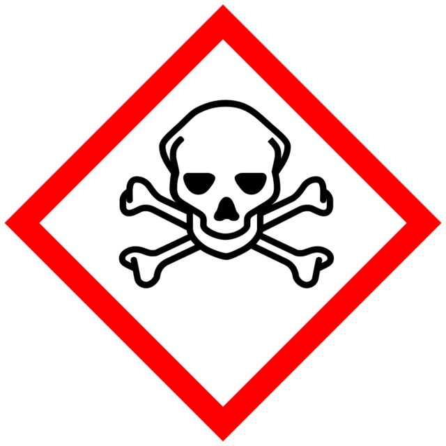 Biểu tượng cảnh báo khí độc nguy hiểm