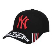 NÓN MLB NEW YORK YANKEES POP ETHNIC CURVE ADJUSTABLE CAP - BLACK