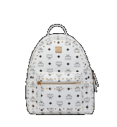 Balo MCM Stark Outline Stud Backpack - White - 27cm