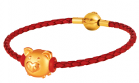 CHOW TAI FOOK LOVEY DOVEY PURE GOLD LUCKY CHARM
