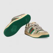 GIÀY GUCCI - WOMEN'S SCREENER SNEAKER WITH CRYSTALS