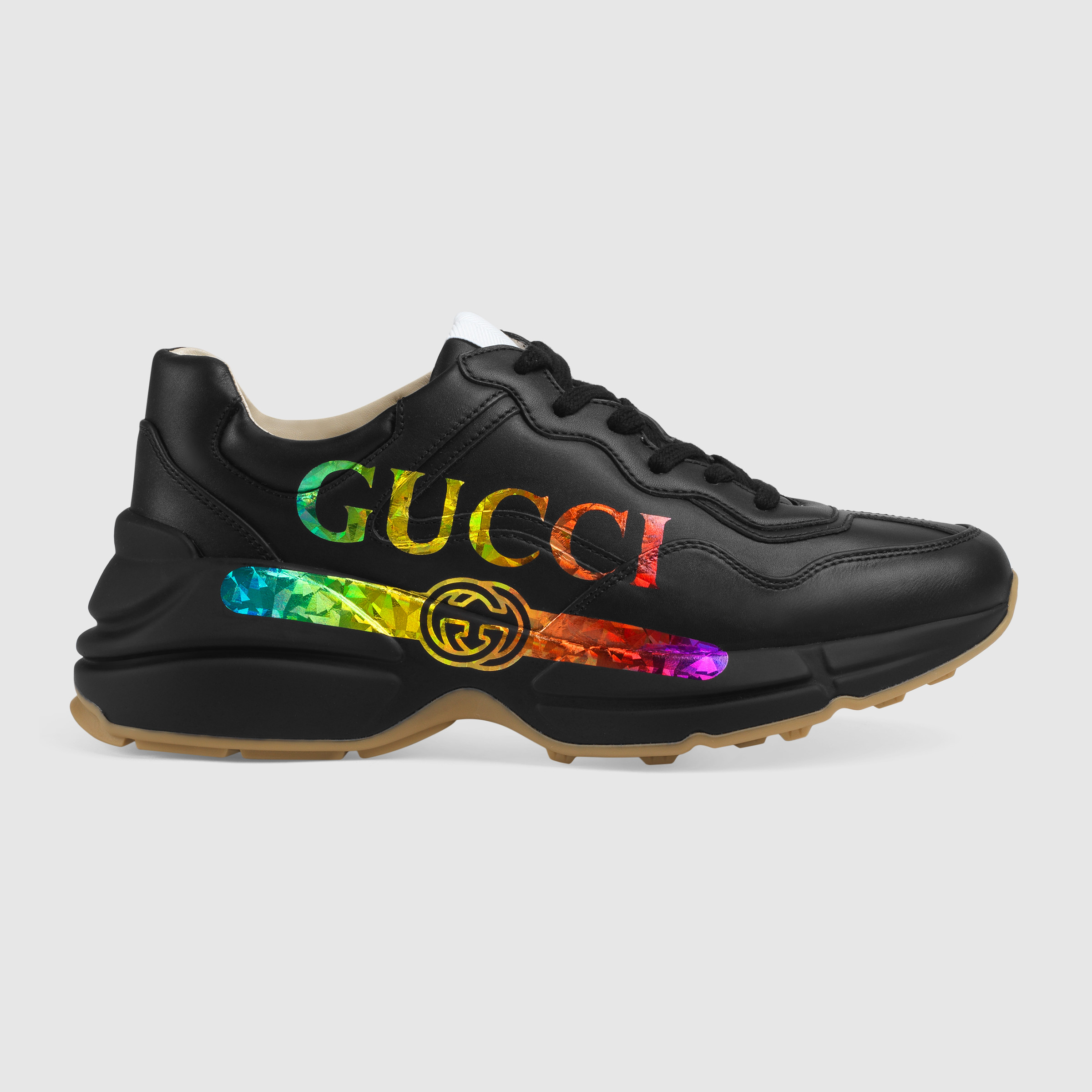Rhyton leather sneaker with Gucci logo_02
