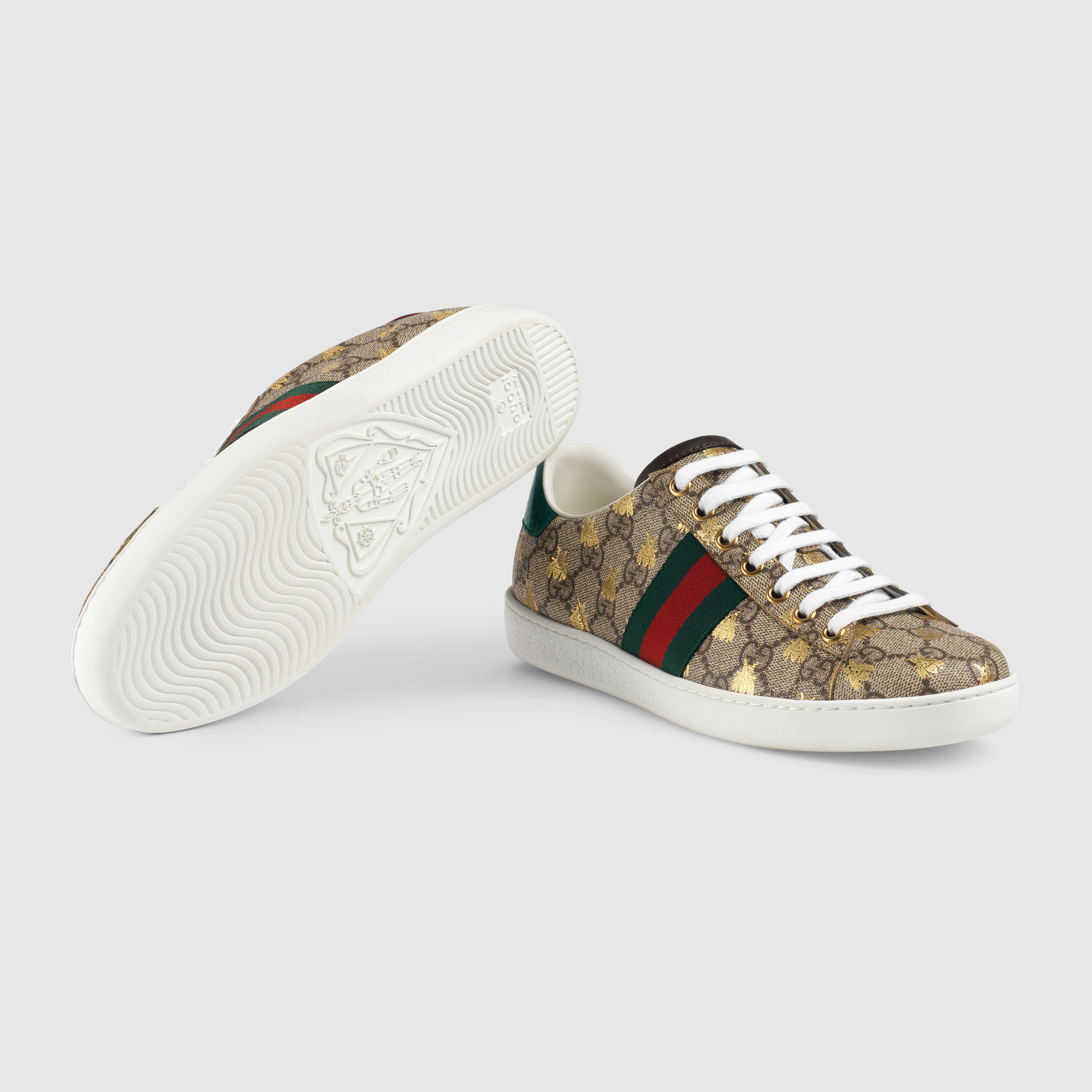 GIÀY GUCCI - ACE GG SUPERME SNEAKER WITH BEE