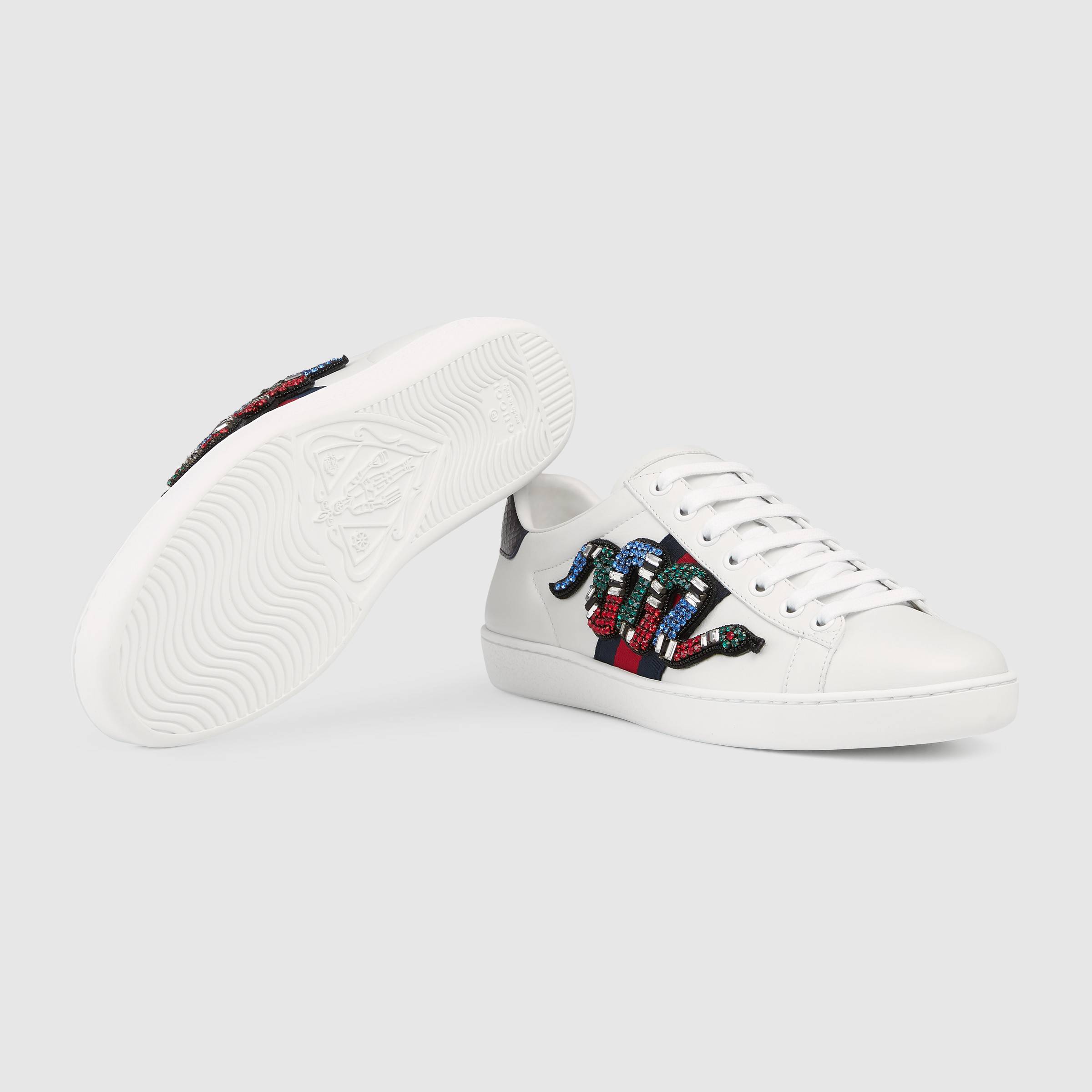 Ace embroidered sneaker_Snake_01