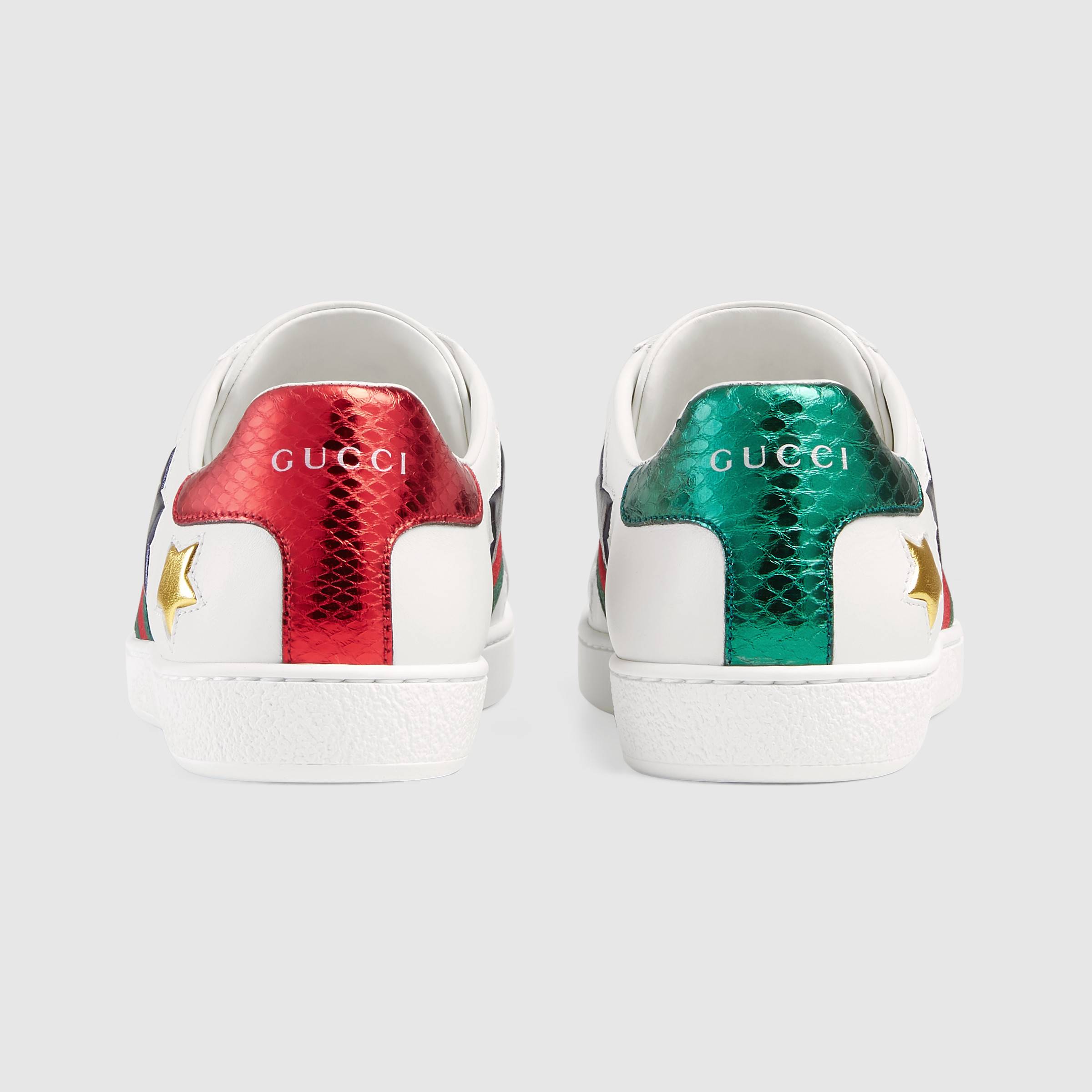 GIÀY GUCCI - ACE EMBROIDERED SNEAKER - LOGO STARS