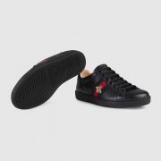 GIÀY GUCCI - ACE EMBROIDERED SNEAKER - BLACK