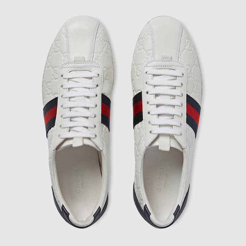 Guccissima leather lace-up sneaker_4