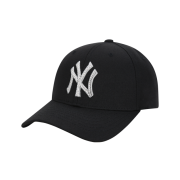 NÓN MLB NEW YORK YANKEES SWAROVSKI STELLA ADJUSTABLE CAP - BLACK - LOGO NY