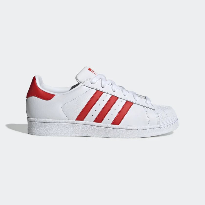 GIÀY ADIDAS SUPERSTAR SHOES - WHITE RED
