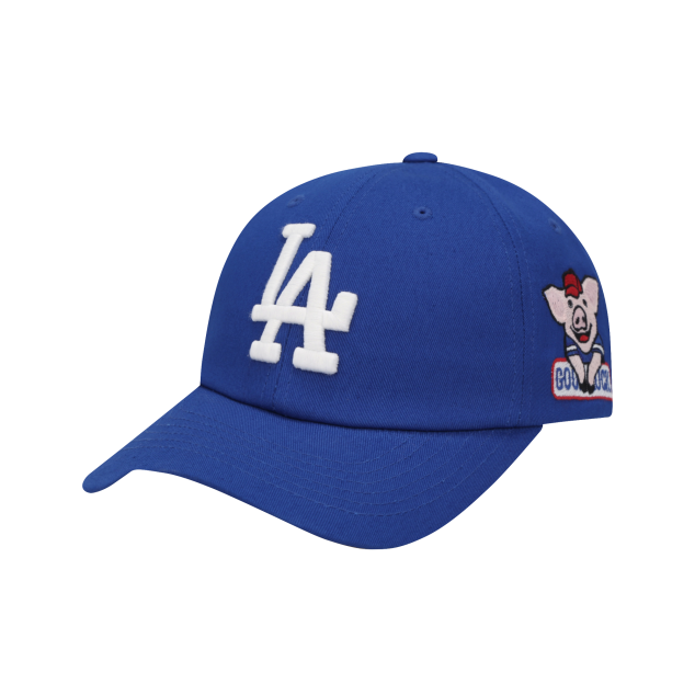 NÓN MLB LA DODGERS HAPPY NEW YEAR LUCKY PIG BALL CAP - BLUE