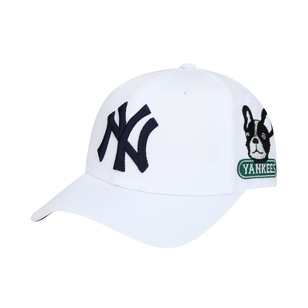 NÓN MLB NEW YORK YANKEES BARK ADJUSTABLE CAP - WHITE NAVY