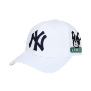 NÓN MLB NEW YORK YANKEES BARK ADJUSTABLE CAP - WHITE NAVY