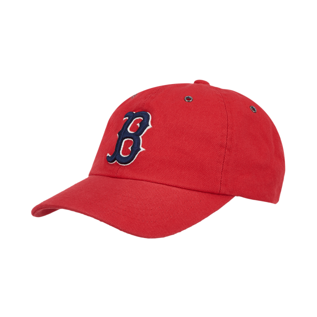 NÓN MLB BOSTON RED SOX VINTAGE OXFORD BALL CAP - RED