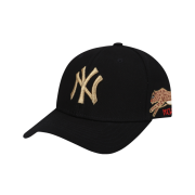 NÓN MLB NEW YORK YANKEES BLACK PANTHER SPARK ADJUSTABLE CAP - BLACK