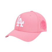 NÓN MLB LA DODGERS ROUND PATCH CURVED CAP - PINK