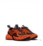 GIÀY MCM - Women's Himmel Low Top Sneakers in Suede - Orange