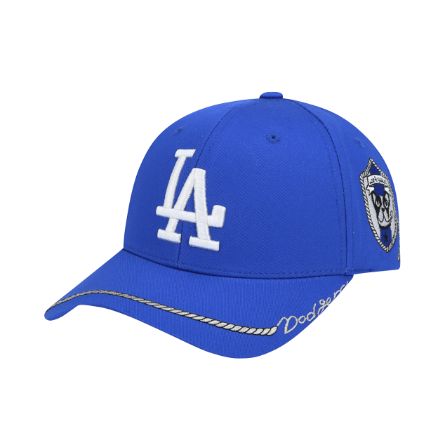 NÓN MLB LA DODGERS BARK SHIELD ADJUSTABLE CAP - BLUE