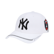 NÓN MLB NEW YORK YANKEES BARK SHIELD ADJUSTABLE CAP - WHITE