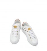 GIÀY MCM -  Logo ColorBlock Leather Sneakers - White