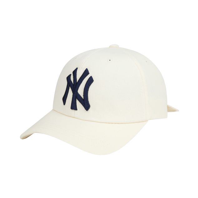 NÓN MLB NEW YORK YANKEES WASHED OUT RIBBON BALL CAP - IVORY