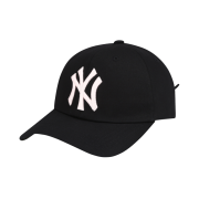 NÓN MLB NEW YORK YANKEES WASHED OUT RIBBON BALL CAP - BLACK