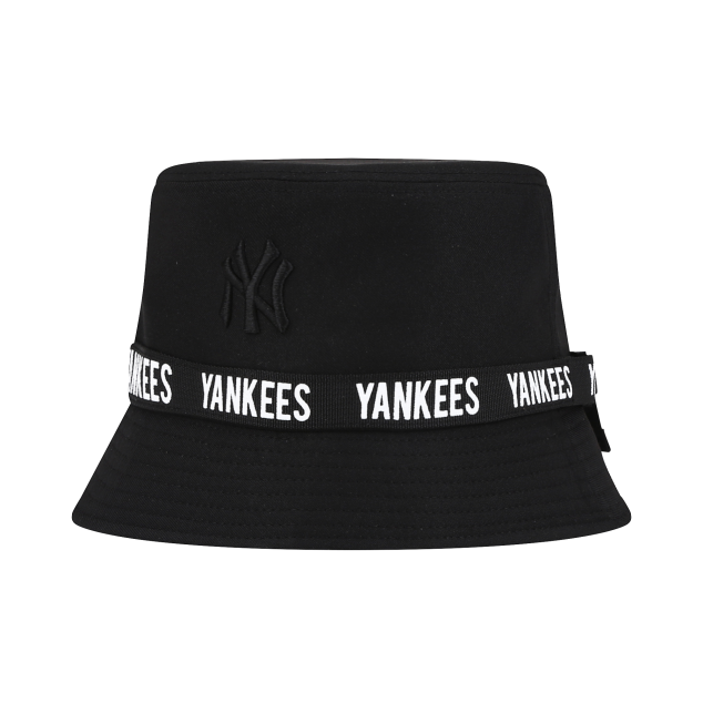 NÓN MLB NEW YORK YANKEES DETAIL STREET BUCKET HAT - BLACK