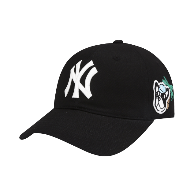 NÓN MLB NEW YORK YANKEES DOG BALL CAP - BLACK