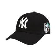 NÓN MLB NEW YORK YANKEES DOG BALL CAP - BLACK