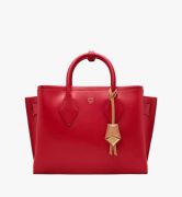 TÚI MCM Medium - NEO MILLA TOTE IN SPANISH LEATHER - Ruby Red