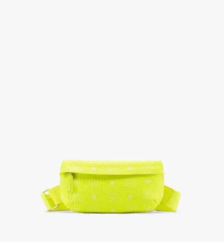 TÚI MCM Mini - CROSSBODY BAG IN VISETOS - Neon Yellow