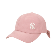 NÓN MLB NEW YORK YANKEES SUEDE RIBBON ADJUSTABLE CAP - PINK