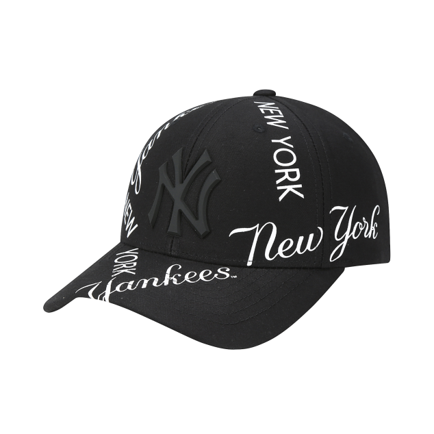 NÓN MLB NEW YORK YANKEES HIGH STREET ADJUSTABLE CAP - BLACK