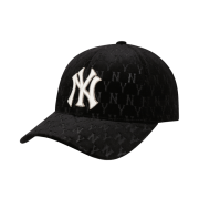 NÓN MLB NEW YORK YANKEES VELVET MONOGRAM ADJUSTABLE CAP - BLACK